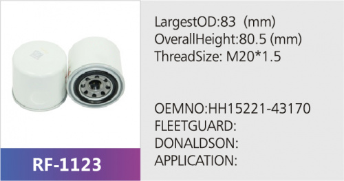Фильтр топливный RF-1123 (1/)