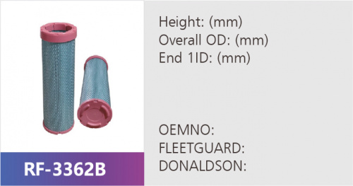 Фильтр воздушный RF-3362AB (1/4)