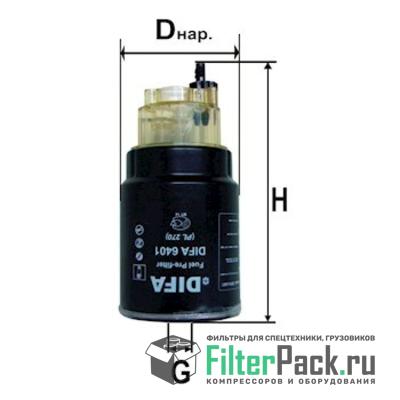 DIFA 6401/1 Топливный фильтр