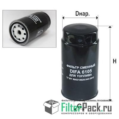 DIFA 6105K Топливный фильтр
