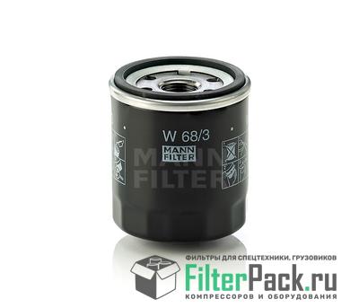MANN-FILTER W68/3 масляный фильтр