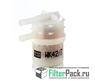 MANN-FILTER WK42/7 топливный фильтр