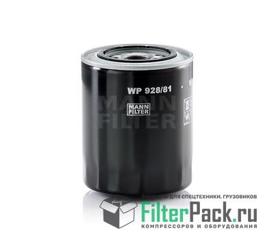 MANN-FILTER WP928/81 масляный фильтр, комбинированный