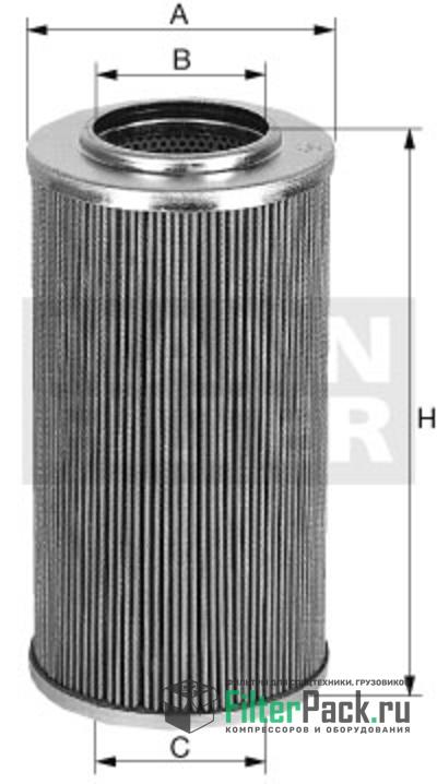 MANN-FILTER HD946/2 масляный фильтроэлемент высокого давления