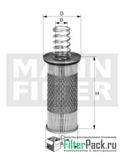 MANN-FILTER HD1053 масляный фильтроэлемент высокого давления