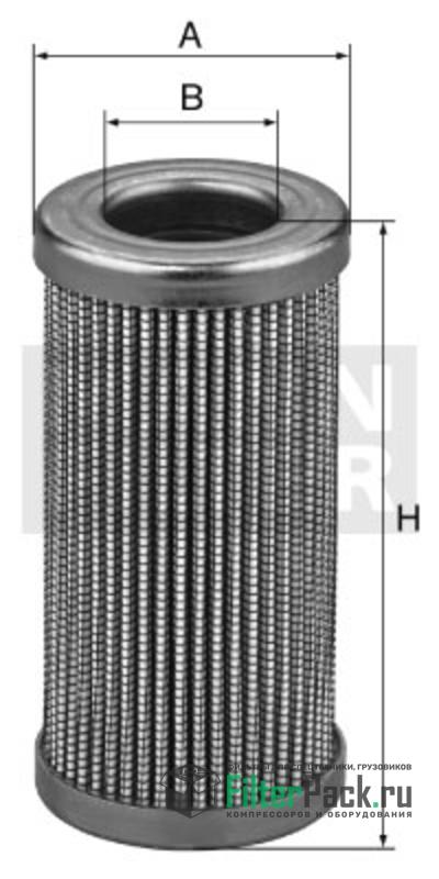 MANN-FILTER HD976 масляный фильтроэлемент высокого давления