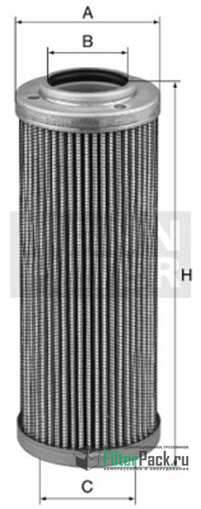 MANN-FILTER HD882/1 масляный фильтроэлемент высокого давления