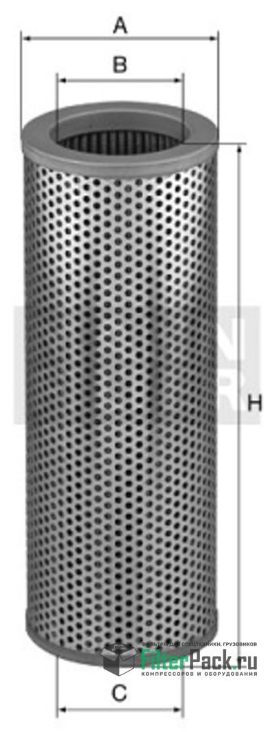 MANN-FILTER HD1057 масляный фильтроэлемент высокого давления