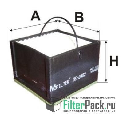 MFilter DE3402 Топливный фильтр