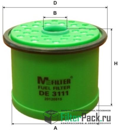 MFilter DE3111 Топливный фильтр