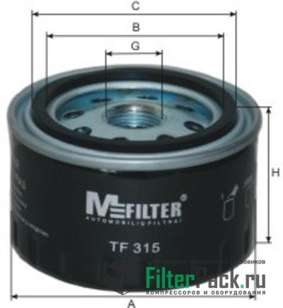MFilter TF315 Масляный фильтр