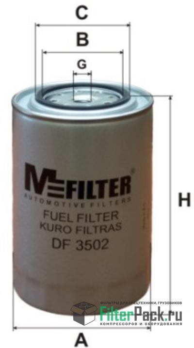 MFilter DF3502 Топливный фильтр