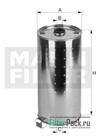 MANN-FILTER PF1552 масляный фильтроэлемент комбинированный