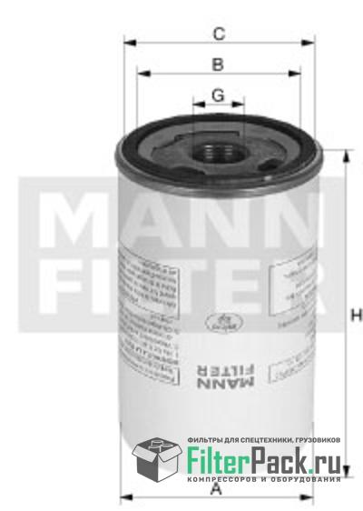 MANN-FILTER LB13145/12 Очистка сжатого воздуха от масла