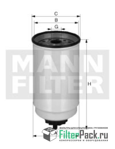 MANN-FILTER WK12002 топливный фильтр