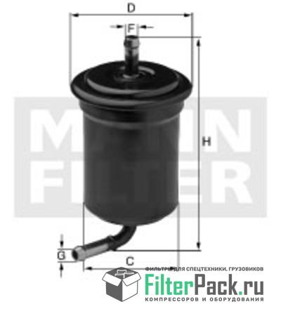 MANN-FILTER WK5017 Топливный фильтр