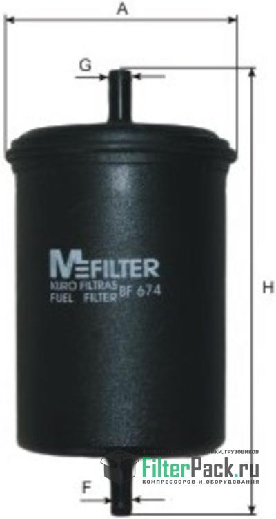MFilter BF674 Топливный фильтр