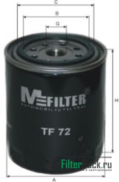 MFilter TF72 Масляный фильтр