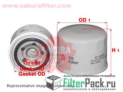 Sakura C-1013 Масляный фильтр