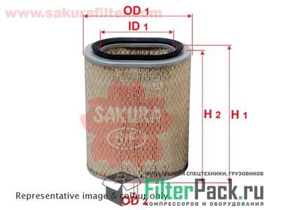 Sakura A-1035 Воздушный фильтр
