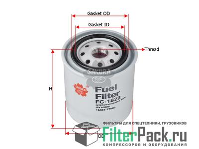 Sakura FC1822 топливный фильтр