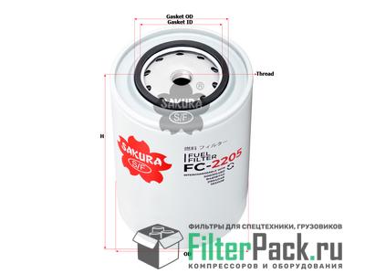 Sakura FC2205 топливный фильтр