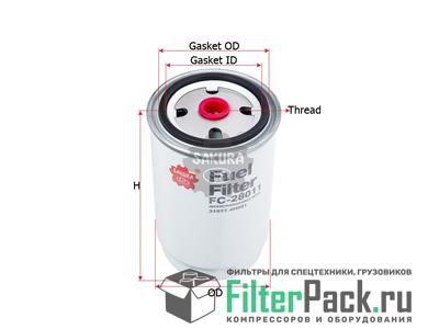 Sakura FC28011 топливный фильтр