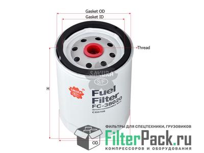 Sakura FC38020 топливный фильтр