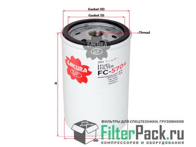 Sakura FC5704 топливный фильтр