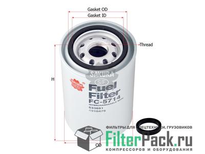 Sakura FC5714 топливный фильтр
