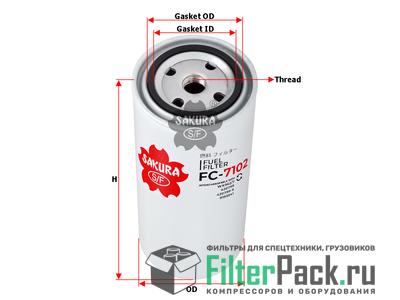 Sakura FC7102 топливный фильтр