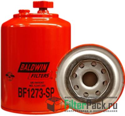 Baldwin BF1273-SP топливный фильтр, Spin-on (накручивающийся) / Drain