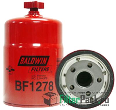 Baldwin BF1278 топливный фильтр, Spin-on (накручивающийся)