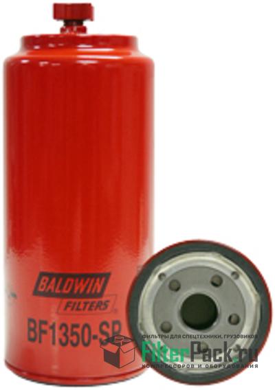 Baldwin BF1350-SP топливный фильтр, Spin-on (накручивающийся) / Drain