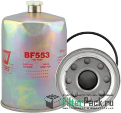 Baldwin BF553 топливный фильтр, Spin-on (накручивающийся)