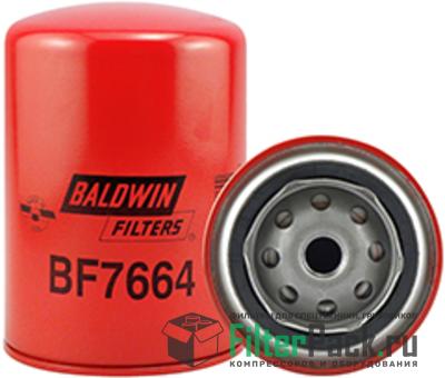 Baldwin BF7664 топливный фильтр, Spin-on (накручивающийся)