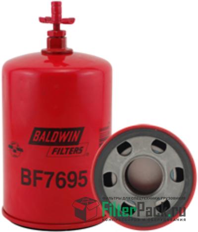 Baldwin BF7695 топливный фильтр, Spin-on (накручивающийся)