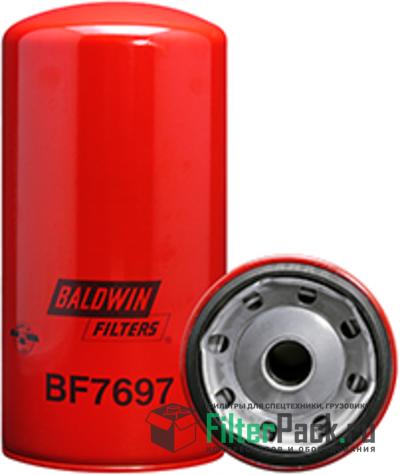 Baldwin BF7697 топливный фильтр, Spin-on (накручивающийся)