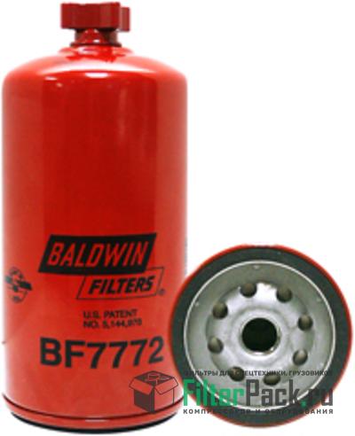 Baldwin BF7772 топливный фильтр сепаратор SPIN-ON со сливом