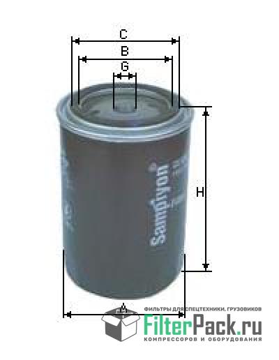 Sampiyon CS1699M топливный фильтр (накручивающийся)