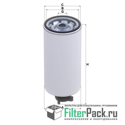Sampiyon CS1703M топливный фильтр (накручивающийся)