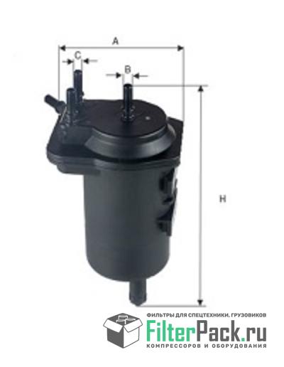 Sampiyon CS3046MP Топливный фильтр (односторонний фильтр)
