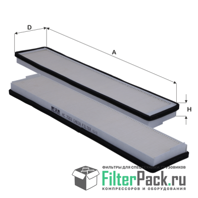 FIL FILTER HC7003 воздушный фильтр