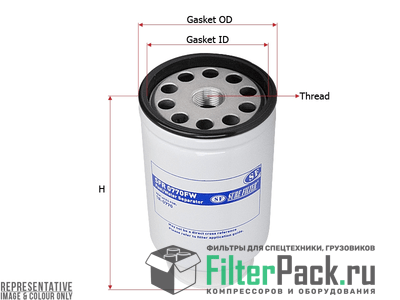 Sure Filter SFR0770FW топливный фильтр, сепаратор