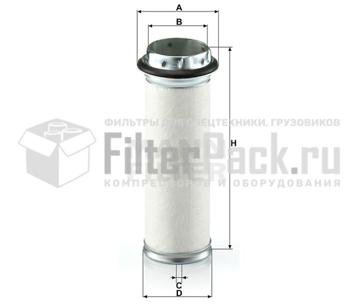 MANN-FILTER CF711 воздушный фильтр, вторичный