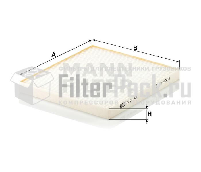 MANN-FILTER CU24001 фильтр