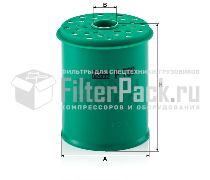 MANN-FILTER P738X топливный фильтроэлемент