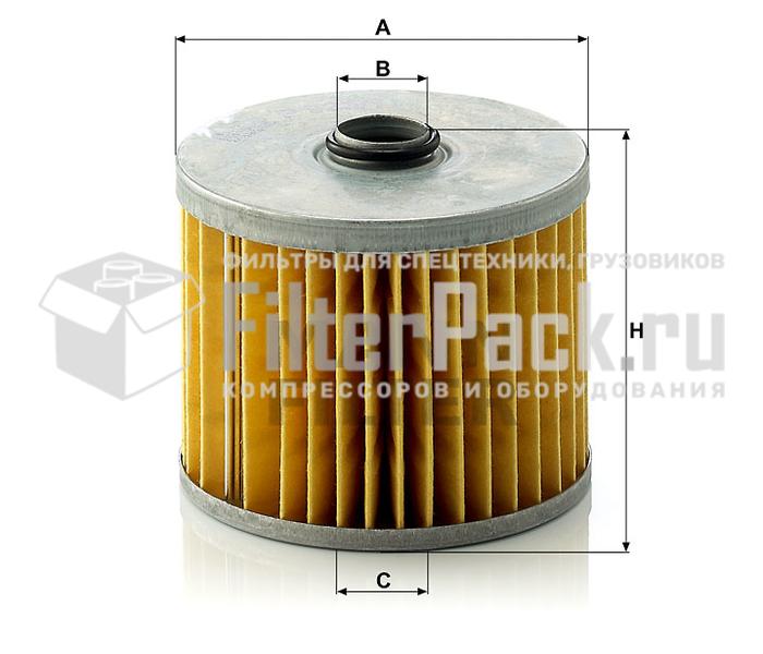 MANN-FILTER P923/1X топливный фильтроэлемент