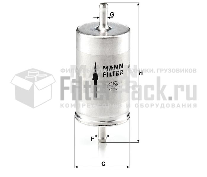 MANN-FILTER WK410 топливный фильтр
