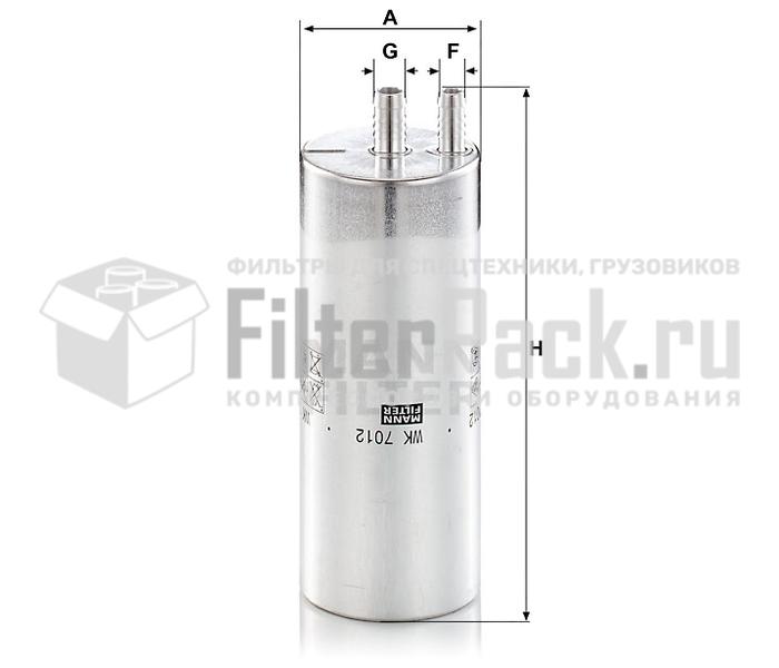 MANN-FILTER WK7012 Топливный фильтр